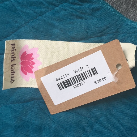 Pink lotus quilted sweatshirt - Picture 5 of 5